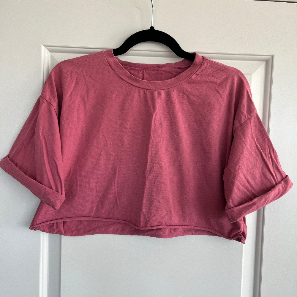 Balance Athletica / Vitality Black Cropped Short Sleeve T-Shirt